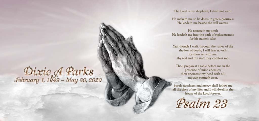 Psalm 23 PK (Parks) PROOF 2